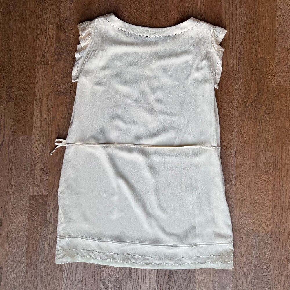 Whistles Cream Silk Dress - UK 12 / EU 40 / US 8 - Picture 6 of 13